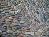 Cobble stone paving